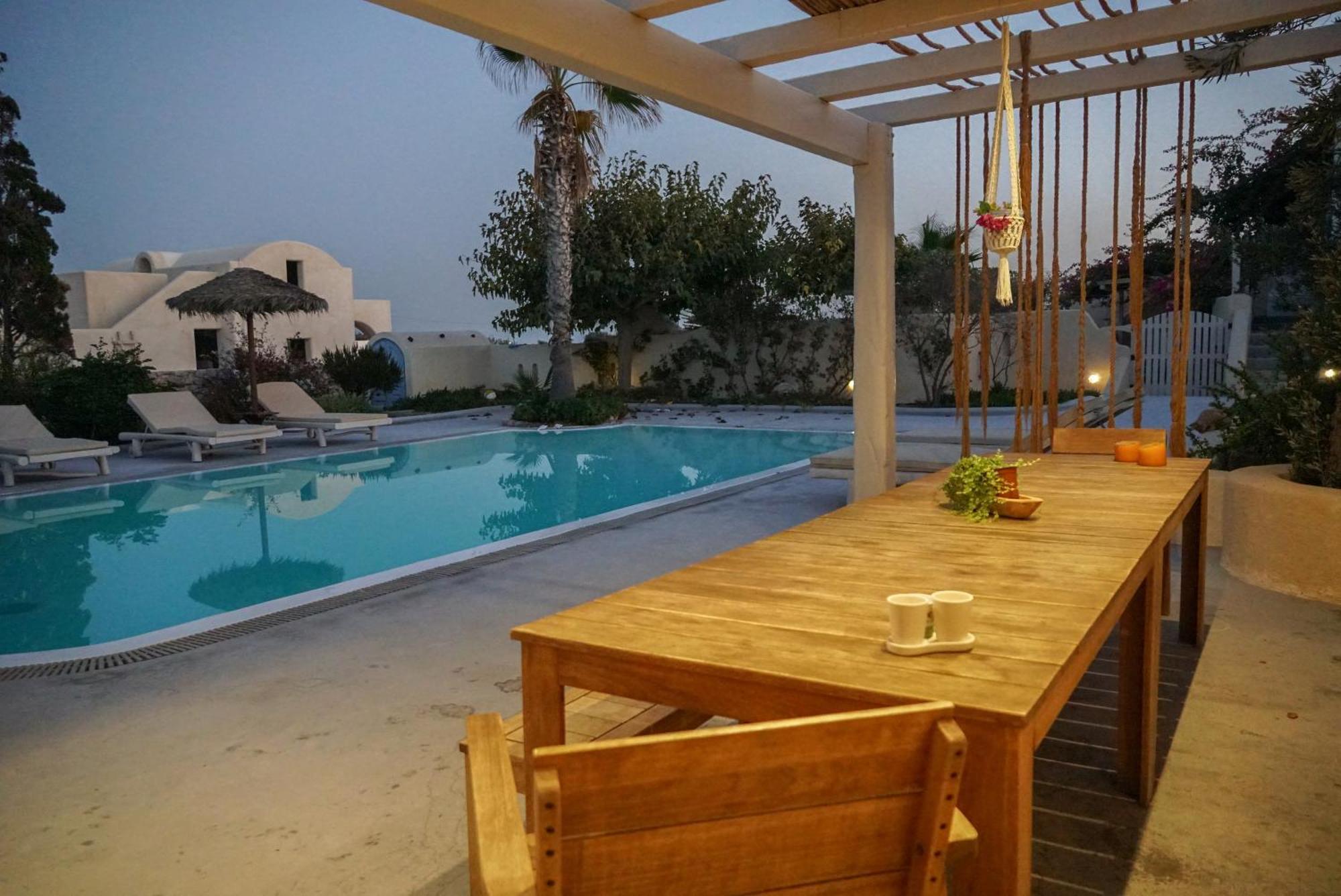 Theros Houses Santorini Kamari  Luaran gambar
