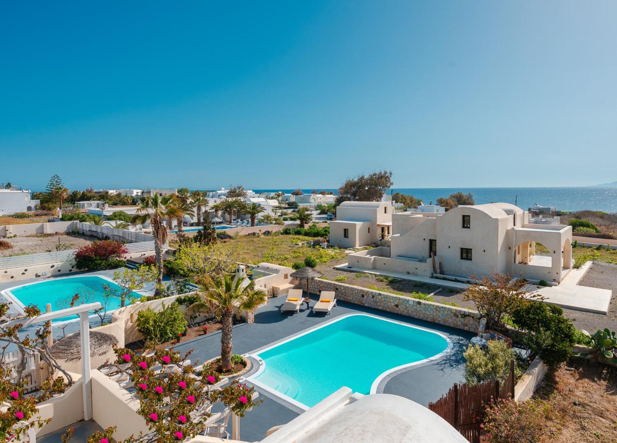 Theros Houses Santorini Kamari  Luaran gambar