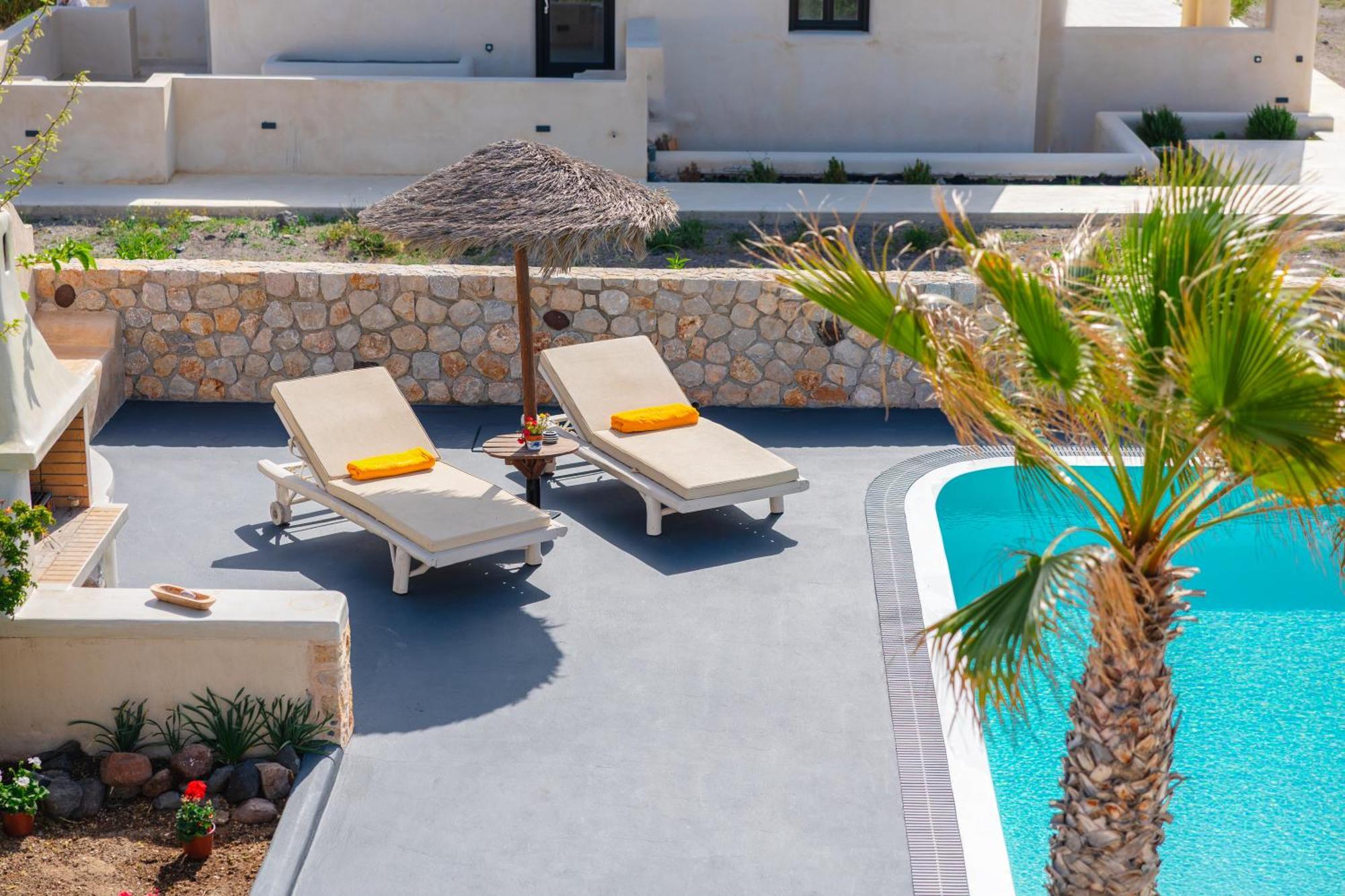 Theros Houses Santorini Kamari  Luaran gambar