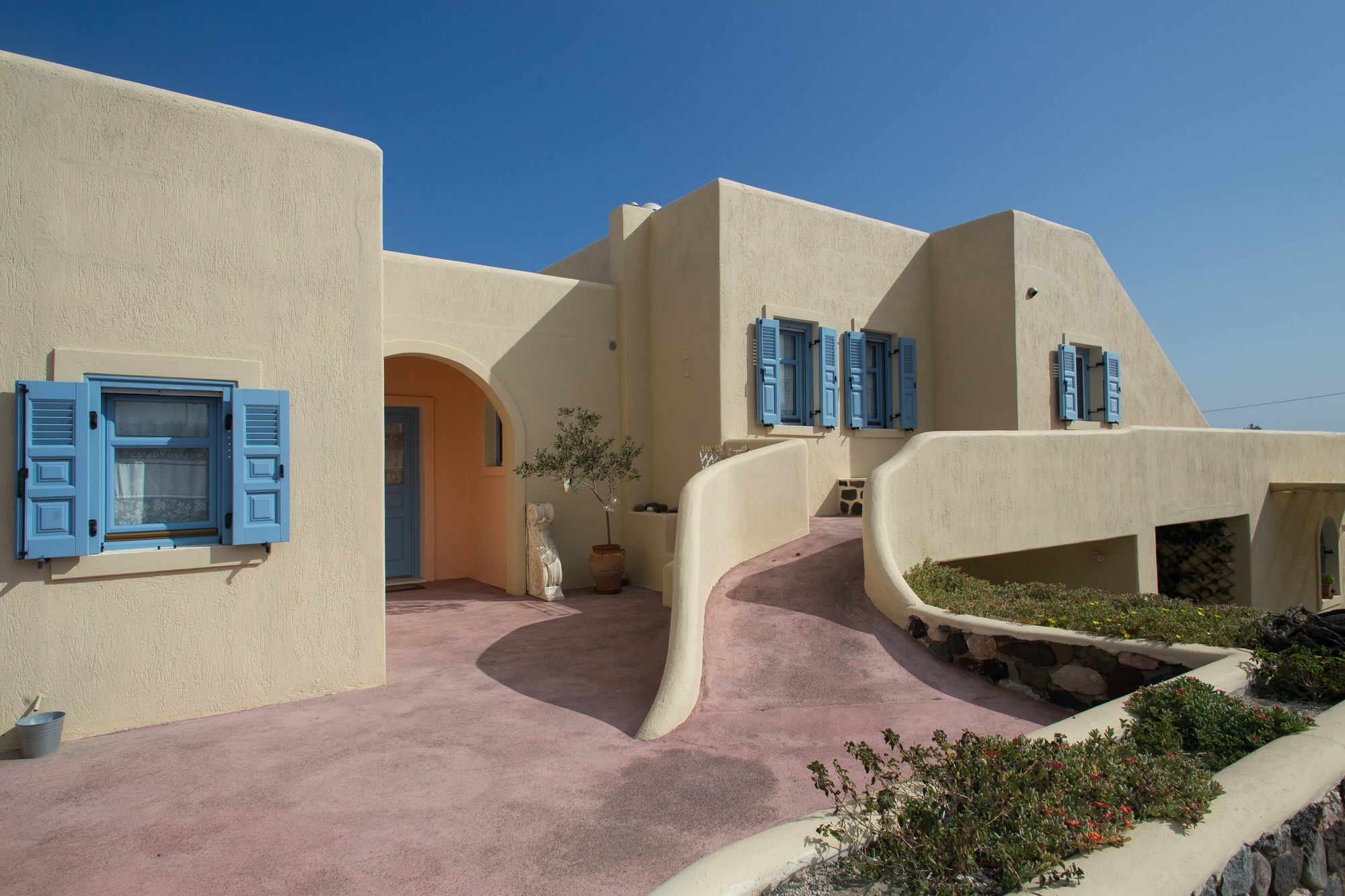 Theros Houses Santorini Kamari  Luaran gambar