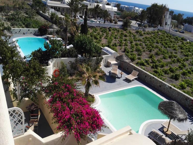 Theros Houses Santorini Kamari  Luaran gambar